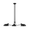 Z-Lite Bellamy Chandelier, 3-Light, 46 In.W x 46 In.L x 8.25 In.H, Matte Black/Matte Black Outer 1942-3MB - alternate 6